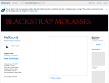 Tablet Screenshot of blackstrapmolasses.bandcamp.com