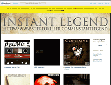 Tablet Screenshot of instantlegend.bandcamp.com