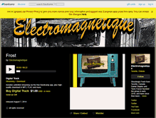 Tablet Screenshot of electromagnetique.bandcamp.com