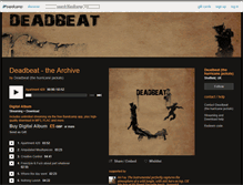 Tablet Screenshot of deadbeatproductions.bandcamp.com