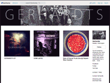 Tablet Screenshot of gerhardts.bandcamp.com