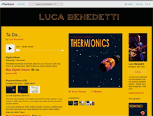 Tablet Screenshot of lucabenedetti.bandcamp.com
