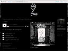 Tablet Screenshot of chasmablack.bandcamp.com