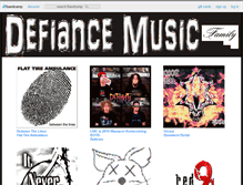 Tablet Screenshot of defiancemusic.bandcamp.com