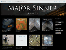 Tablet Screenshot of majorsinner.bandcamp.com
