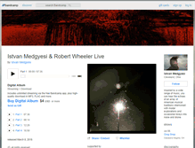 Tablet Screenshot of istvanmedgyesi.bandcamp.com
