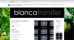 Desktop Screenshot of blancatransfer.bandcamp.com