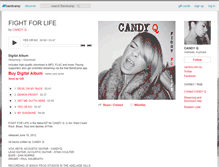 Tablet Screenshot of candyq.bandcamp.com