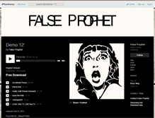 Tablet Screenshot of falseprophetwc.bandcamp.com