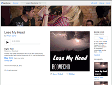 Tablet Screenshot of boomecho.bandcamp.com