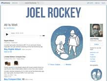 Tablet Screenshot of joelrockey.bandcamp.com