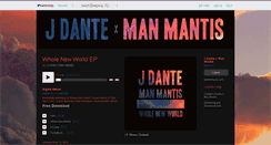 Desktop Screenshot of jdantexmanmantis.bandcamp.com