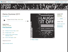 Tablet Screenshot of laughitoff.bandcamp.com