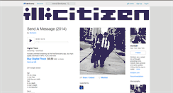 Desktop Screenshot of illicitizen.bandcamp.com