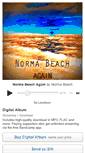 Mobile Screenshot of normabeach.bandcamp.com
