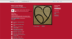 Desktop Screenshot of ninelovesongs.bandcamp.com