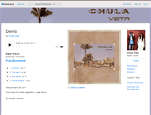 Tablet Screenshot of chulavista.bandcamp.com