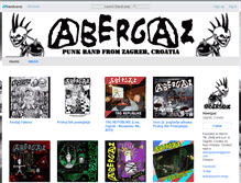 Tablet Screenshot of abergaz.bandcamp.com