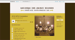 Desktop Screenshot of holidaysforquincerecords.bandcamp.com
