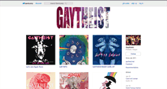 Desktop Screenshot of gaytheist.bandcamp.com