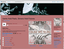 Tablet Screenshot of colormeblindrock.bandcamp.com