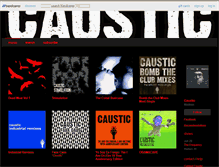 Tablet Screenshot of caustic.bandcamp.com