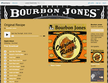 Tablet Screenshot of bourbonjones.bandcamp.com