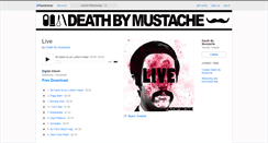 Desktop Screenshot of deathbymustache.bandcamp.com
