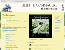 Tablet Screenshot of juliettecommagere.bandcamp.com