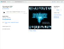 Tablet Screenshot of mindofgrime.bandcamp.com