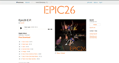 Desktop Screenshot of epic26.bandcamp.com