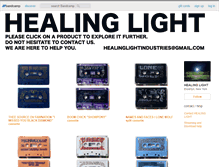 Tablet Screenshot of healinglightrecords.bandcamp.com