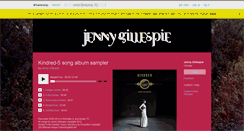 Desktop Screenshot of jennygillespie1.bandcamp.com