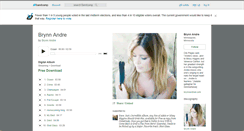 Desktop Screenshot of brynnandre.bandcamp.com