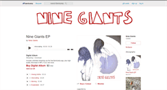 Desktop Screenshot of ninegiants.bandcamp.com