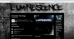 Desktop Screenshot of luminescence.bandcamp.com