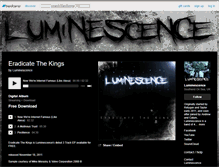 Tablet Screenshot of luminescence.bandcamp.com