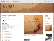 Tablet Screenshot of gendamusic.bandcamp.com