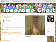 Tablet Screenshot of lonesomeghost.bandcamp.com