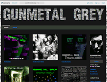 Tablet Screenshot of gunmetalgrey.bandcamp.com