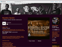 Tablet Screenshot of factorcomun.bandcamp.com