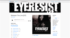Desktop Screenshot of eyeresist.bandcamp.com