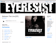 Tablet Screenshot of eyeresist.bandcamp.com