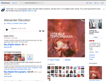 Tablet Screenshot of lettingup.bandcamp.com