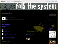 Tablet Screenshot of folkthesystem.bandcamp.com