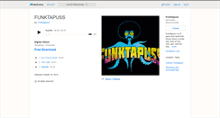 Desktop Screenshot of funktapuss.bandcamp.com