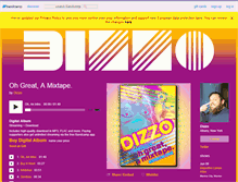 Tablet Screenshot of dizzo.bandcamp.com