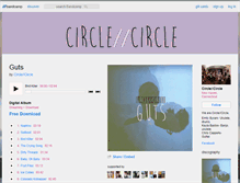 Tablet Screenshot of circlecircle.bandcamp.com