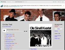 Tablet Screenshot of olesinellkvartet.bandcamp.com