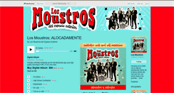 Desktop Screenshot of losmoustros.bandcamp.com